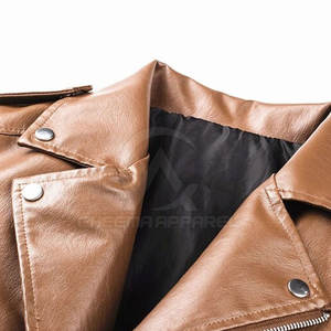 Chaqueta de cuero de invierno para hombre a la moda con forro suave, material duradero, ideal para ropa de calle, atuendos diarios y un look elegante. - Product Image 2