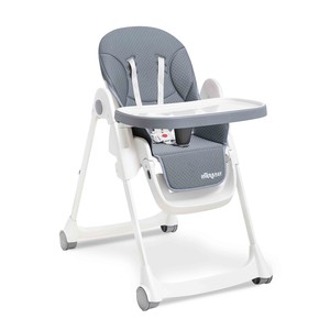 Mod. Silla Alta Plegable Comfort Eat - Plástico Gris para Bebés de 0 a 12 Meses - Product Image 1