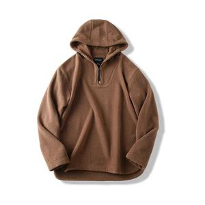 Sweats à capuche légers en coton brodé pour hommes Vente en gros de vêtements d'hiver de qualité avec impression numérique - Product Image 1