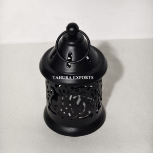 Handcrafted Metal Net Candle Holder For Everyday Use <b>Offering</b> Soft Glow In Homes Offices Studios Or Outdoor Garden Locations - Product Image 1