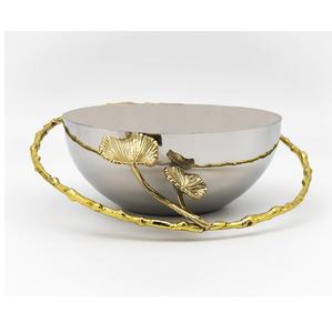 Bol à salade en métal au design traditionnel bol de service alimentaire bol de vaisselle fait à la main en vrac prix de vente bon marché avec une bonne qualité - Product Image 6