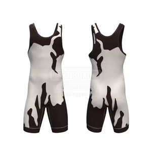 New Arrival Spandex Polyester Wrestling Wear <b>Men</b> Wrestling <b>Singlet</b> Quick Dry Customized <b>Singlet</b> - Product Image 3