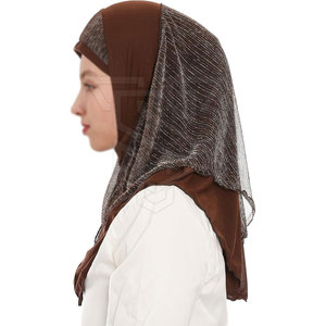 Venta al por mayor a granel duradero diseño musulmán Dubai Hijab mujeres mejor estilo de moda Hijab totalmente cubierto mujeres Hijab - Product Image 3