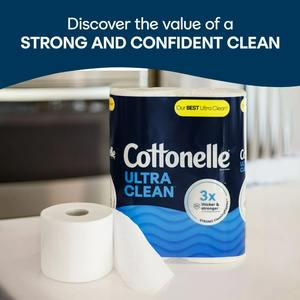 Cottonelle Ultra Clean Papel Higiénico, 30 Mega Rollos - Product Image 6