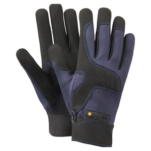 Gants de travail en cuir grainé de chèvre Interlock Tissu de coton Dos Gants de conduite en cuir respirant Sécurité des mains confortable - Product Image 2