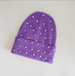 REHEX IMPEX 2026 Bonnet en tricot avec strass (Hommes & Femmes) – Personnalisé + Maquette gratuite - Product Image 1