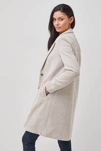Abrigo de Invierno Hecho en Pakistán, Transpirable, Forrado de Lana, Manga Larga, Color Sólido, Talla Grande, Ropa de Oficina - Product Image 2