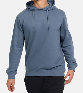 Sweat-shirts pour hommes en molleton français vintage délavé, surdimensionnés, à épaules tombantes, lourds, lavage à l'acide personnalisé - Product Image 6