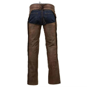 Chaparreras de cuero, material premium, duraderas, chaparreras de cuero con correas ajustables, ajuste perfecto, chaparreras de cuero - Product Image 5