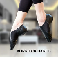 BOLD SMART BS 002 unisexe Jazz chaussures de danse semelle fendue talon bas en cuir véritable supérieure daim doublure coton qualité professionnelle