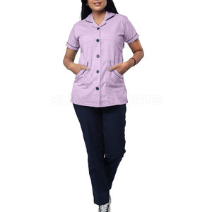 Personnalisable Femmes de Haute Qualité Soins Infirmiers Gommage Costumes Ensemble Toile Jogger Médical Gommage Tops Hôpital Uniformes Vente En Ligne - Product Image 1