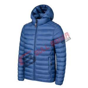 Chaqueta Acolchada con Capucha, Ligera e Impermeable, con Cuello Alto y Logotipo Personalizado 2026, para Hombre, de Alta Calidad, Impresión OEM, Venta al Por Mayor, Estilo Urbano - Product Image 5