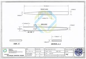 Fórceps de disección inglés rasgado manual de acero inoxidable con base de borde dentado de instrumentos quirúrgicos - Product Image 6