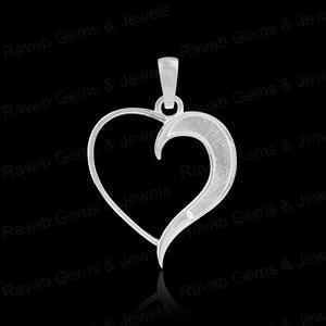 Colgante de Plata de Ley 925 de la Mejor Calidad, Chapado en Oro de 22K, con Bisel en Forma de Corazón de 20mm, Semimontado para Resina o Cenizas - Product Image 5