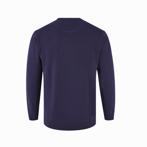 Sudadera de cuello redondo para hombre, 100% algodón, 350 Gsm, manga larga, diseño de estampado sólido, estilo informal de moda para la temporada de invierno, suministro ODM - Product Image 2