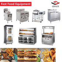 Équipement de cuisine de restaurant en acier inoxydable personnalisé GRACE - Ensemble complet d'équipements et fournitures de cuisson commerciaux électriques/gaz