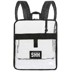 SHH Transparent Clear <b>Backpack</b> Waterproof PVC School Travel Stadium Approved Security <b>Lightweight</b> Casual Bag - Product Image 1
