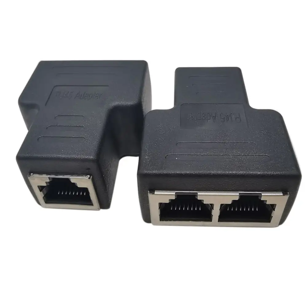 Экранированный 1-2 порта RJ45 8P8C женский CAT 5/CAT 6 LAN Ethernet разъем