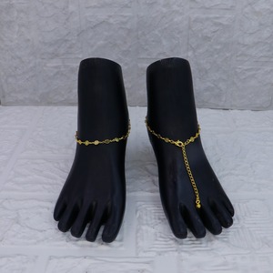 Latest Coin Design Gold Plated Traditional Indian Payal Fancy & Trendy Daily Wear <b>Anklets</b> for <b>Women</b> and Girls Wedding & Bridal - Product Image 2