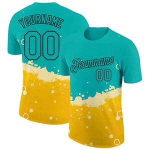 Camiseta de Béisbol con Cuello Redondo, Uniforme Deportivo Personalizado para Equipos, Secado Rápido, Absorbe la Humedad, Transpirable, Antibacteriana, de Poliéster - Product Image 1