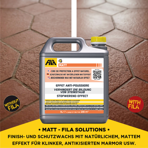 FILA Solutions d'entretien des surfaces Cire liquide effet mat hautement concentrée, anti-salissures, anti-écaillage, pierre naturelle, terre cuite 5L - Product Image 3