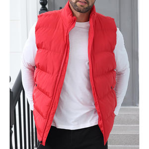 Gilet matelassé décontracté en toile à bulles, col montant, respirant, chauffant, anti-UV, sport, hiver, extérieur, sans manches, vêtement d'extérieur de haute qualité - Product Image 4