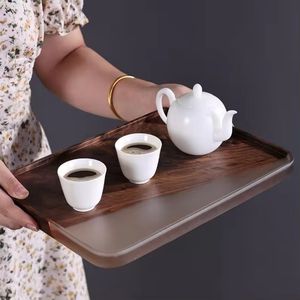 Plateau de service en bois naturel Décoration de cuisine de style campagnard Traditionnel et pour les fêtes - Product Image 5