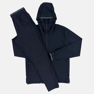 plus size New Arrival Windbreaker Set High Quality Manufacturing Factory Supplier Zipper Jacket Set Windbreaker Set for Sale - Product Image 6