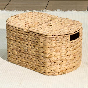 Cestas de Jacinto de Agua, Organización Esencial, Contenedores Trenzados a Mano al Precio Más Bajo - Product Image 4