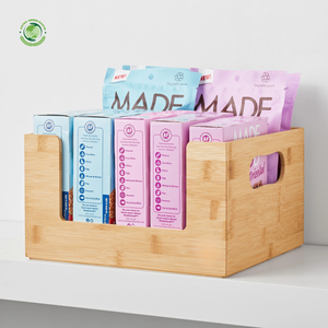 Boîte en bambou pour ranger et organiser les articles Boîte en bambou faite à la main Décoration de table pour la maison naturelle écologique Vente en gros du Vietnam - Product Image 3