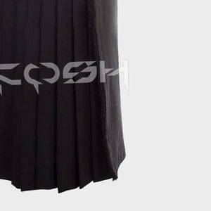 Men's Custom 100% Acrylic Scotland Kilt with Leather <b>Apron</b> Fashion Utility Wear Manufactured in Pakistan - Product Image 6