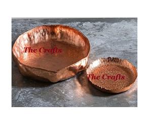 Tazón para Servir Ensaladas de Cobre con Forma Redonda de Primera Calidad, Tazón para Servir Alimentos para Accesorios de Mesa - Product Image 4