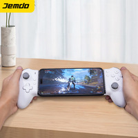 Controlador de Juego Inalámbrico Jemdo Ergonómico ABS+Metal con Motor de Vibración HD, Joystick de 7 Pulgadas, Botones Programables Divididos y Soporte