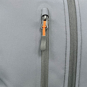 Chaqueta Softshell para hombre personalizada cuello levantado impermeable ropa deportiva al aire libre moda al por mayor chaqueta con capucha Softshell suave - Product Image 3