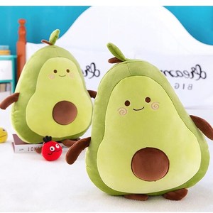 Enfants jouets en peluche dessin animé mignon fruit avocat peluche poupée doux coton tissu coussin oreiller fête cadeau pour les enfants