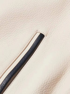 Veste de baseball personnalisée de haute qualité Chenille Patch Broderie Manches en cuir Veste universitaire Letterman baseball vintage pour hommes - Product Image 5