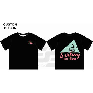 Personalizado de alta calidad de impresión de la pantalla recortada Boxy Fit Camiseta 100% algodón camiseta Ringer camiseta para hombres y mujeres - Product Image 6