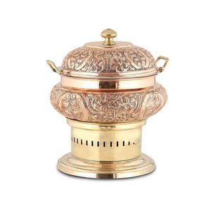 Chauffe-plats de luxe en acier inoxydable pleine grandeur avec verre trempé, réchaud de buffet, cuiseur vapeur, supports à gaz, capacité de 4L et 8L - Product Image 6