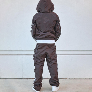 Conjunto Deportivo de Nylon Personalizado para Hombre, Estilo Urbano, para Correr, Chaqueta Cortavientos - Product Image 3