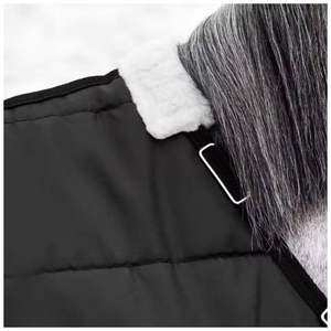 Cómoda alfombra de caballo de invierno duradera personalizada de poliéster de nailon sólido transpirable impermeable alfombra de poliéster de nailon sólido personalizada - Product Image 6