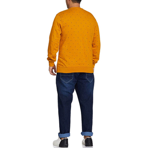 เสื้อสเวตเตอร์ผู้ชายโอเวอร์ไซส์ผ้าคอตตอนสีล้วนมีฮู้ดและสเวตเชิ้ตผ้าคอตตอนเนื้อหนาสไตล์แฟชั่น - Product Image 4