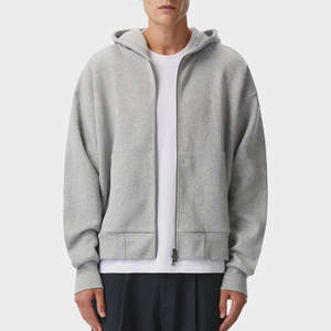 Sweats à capuche surdimensionnés en coton de haute qualité 300/350 g/m², coupe ample, fermeture éclair, sweats à capuche pour hommes, sweats à capuche unisexes, sweats à capuche lourds, logos personnalisés - Product Image 4