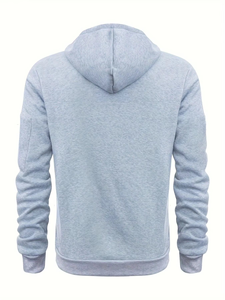 Sweats à capuche et sweat-shirts anti-rides 2025 haute qualité demi-fermeture éclair décontracté coupe ample plusieurs poches motif imprimé col à capuche - Product Image 6