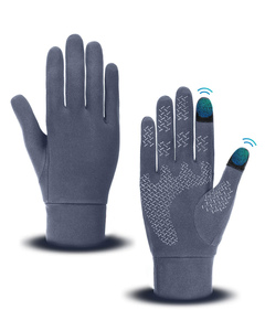 Gants de course d'hiver pour hommes Gants thermiques légers à écran tactile pour le cyclisme Gants de course à pied pour adultes jeunes - Product Image 4