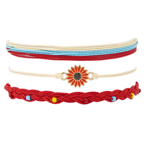 Women Boho Beach Handmade Adjustable <strong>Bracelets</strong> Fashion Colorful <strong>Wax</strong> Line Rope Friendship <strong>Bracelet</strong> <strong>Wax</strong> <strong>String</strong> <strong>Bracelet</strong> - Product Image 2