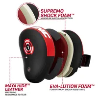 Coussinets de frappe en cuir PU personnalisés de haute qualité Target & Focus Mitts pour Taekwondo Muay Thai-Produits de boxe en gros OEM