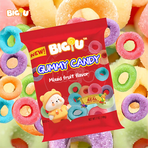 Bolsa de Gomitas Variadas con Sabores Frutales, Dulces Masticables para el Día de <span class=keywords><strong>San</strong></span> Valentín, Surtido de Frutas - Product Image 3