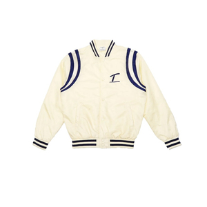 2022 unisexe Vintage Varsity veste hommes Letterman Street Wear avec col montant ancienne mode retour à l'école Style - Product Image 1