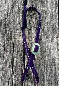 Brida para Caballo Estilo Western de Primera Calidad, Hecha a Mano con Cuero y Nailon, al Mejor Precio Directo de la India - Product Image 3