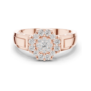 Anillo con Racimo de Diamantes de Laboratorio de 0.402 CT para Mujer, Claridad VVS-VS EF, Oro de 18KT, 14KT, 10KT y Plata 925, Oro Rosa, Amarillo y Blanco - Product Image 2